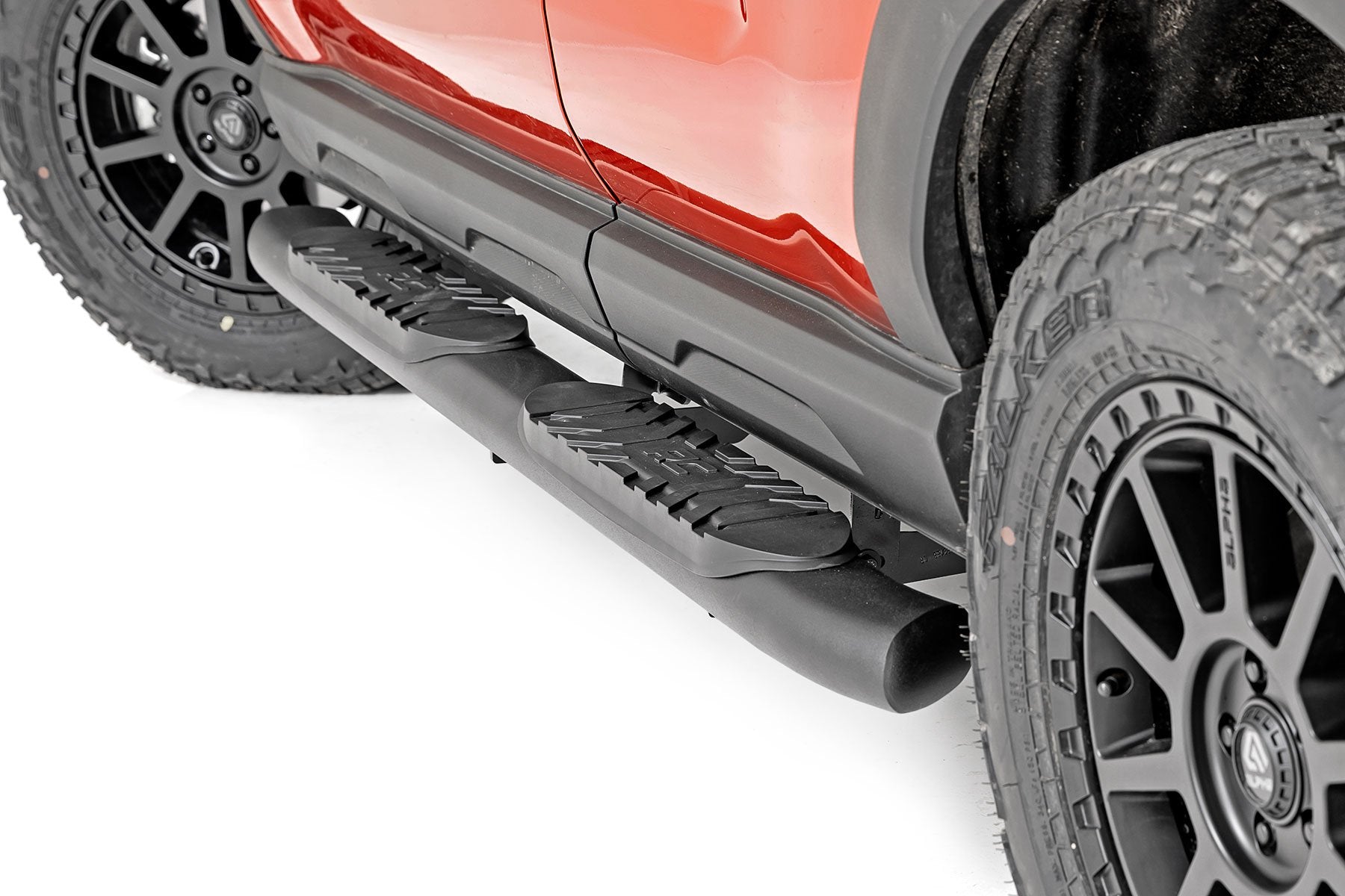 Rough Country Oval Nerf Step Black Ford Bronco Sport (2021) 21006