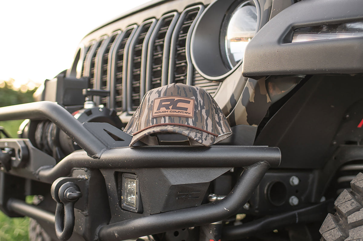 Rough Country Hat | OG Bottomland Camo | Rough Country Leather Patch 84140