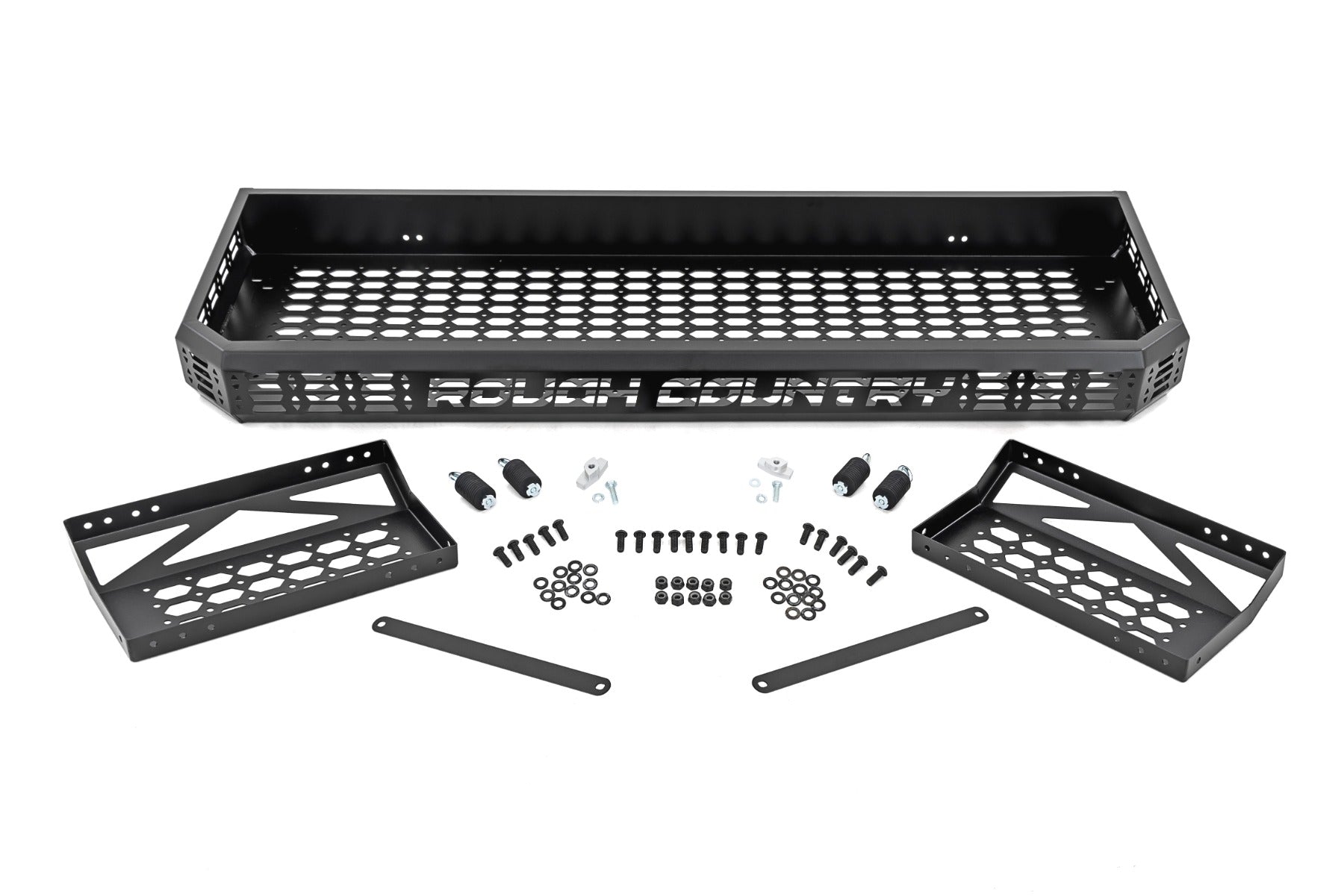Rough Country Over Bed Cargo Rack Polaris Ranger/Can-Am Defender -5