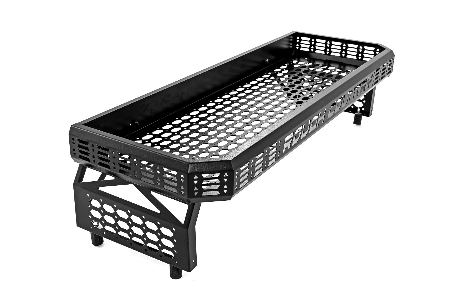 Rough Country Over Bed Cargo Rack Polaris Ranger/Can-Am Defender -6
