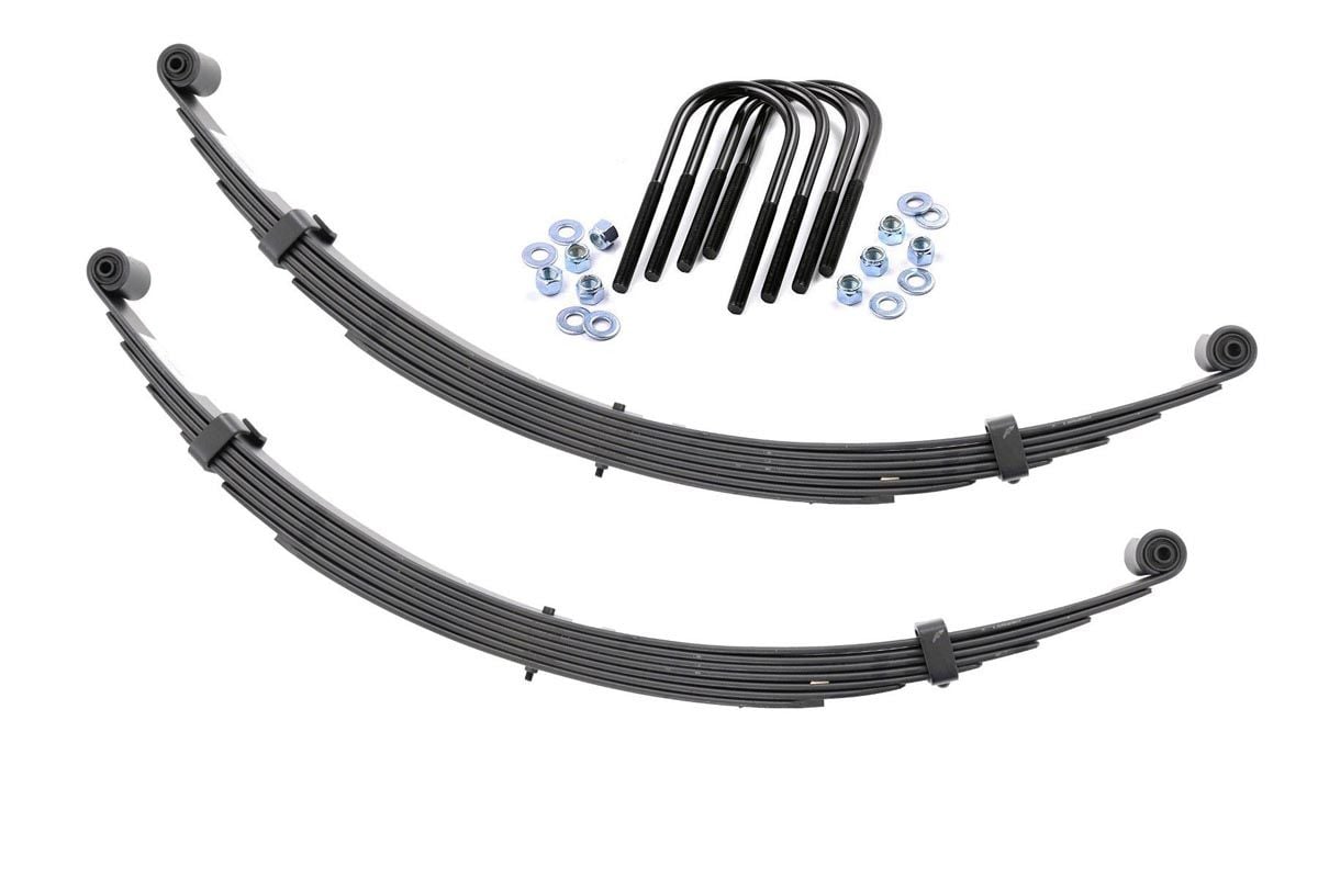 Rough Country Front Leaf Springs 2.5" Lift Pair International Scout II 71-80 8039Kit