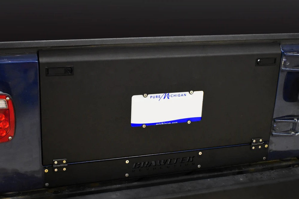 Drop Down Tailgate with Molle Rack | Jeep Wrangler YJ/TJ -2