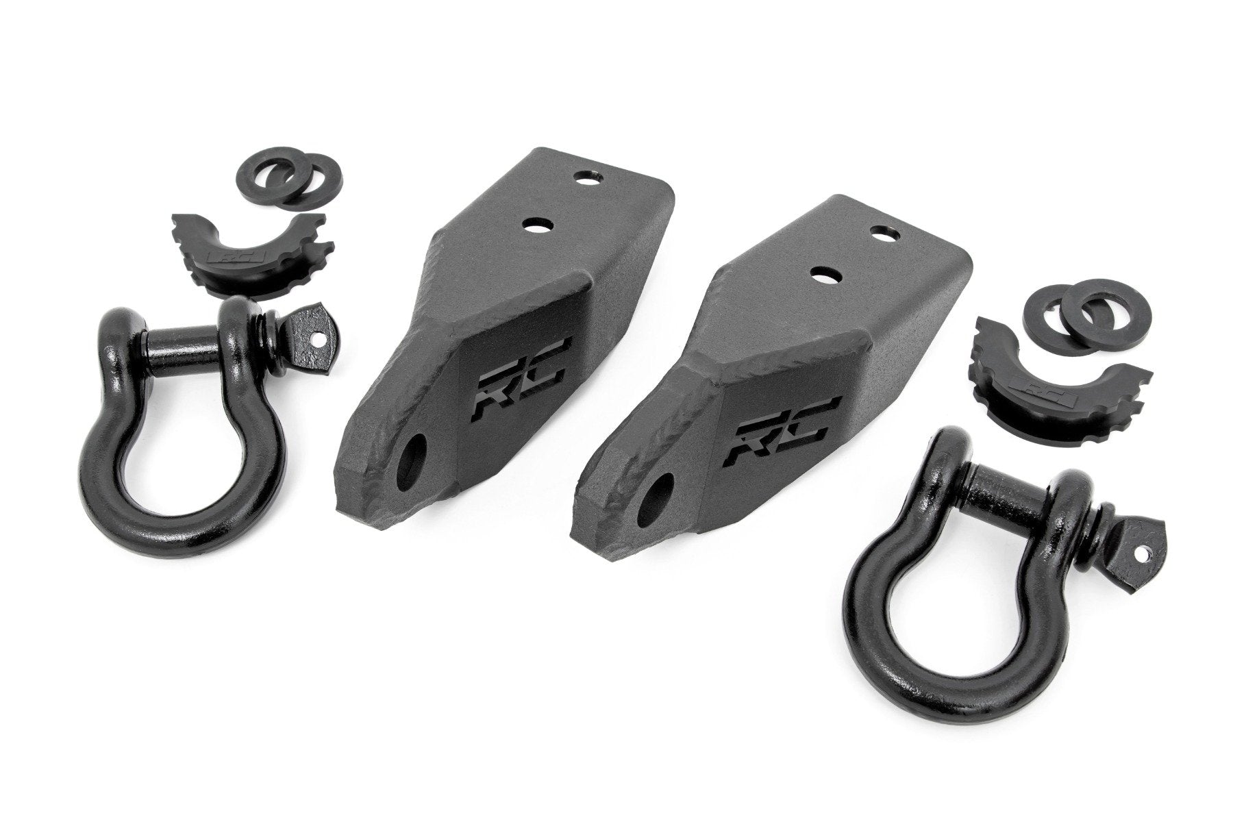 Toyota Tow Hook to Shackle Kit w/ D-Rings 07-20 Tundra RS153
