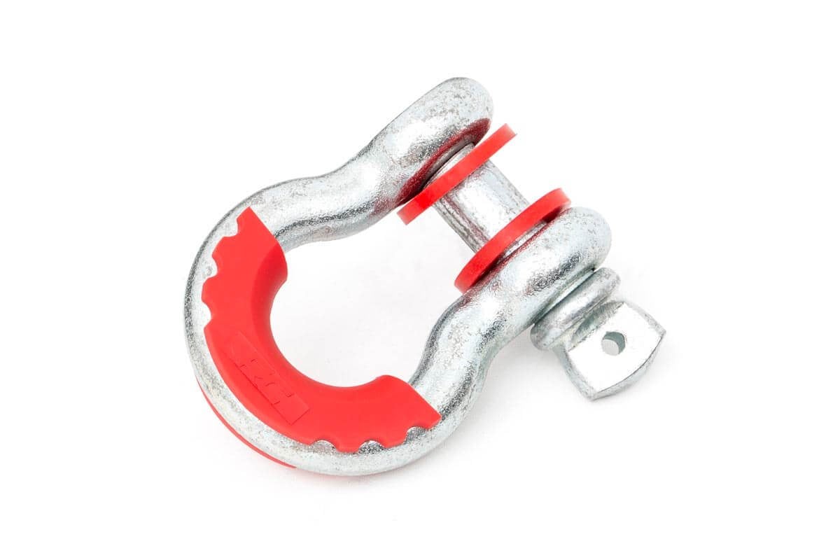 Rough Country D-Ring Isolator Kit Pair Red - RS102