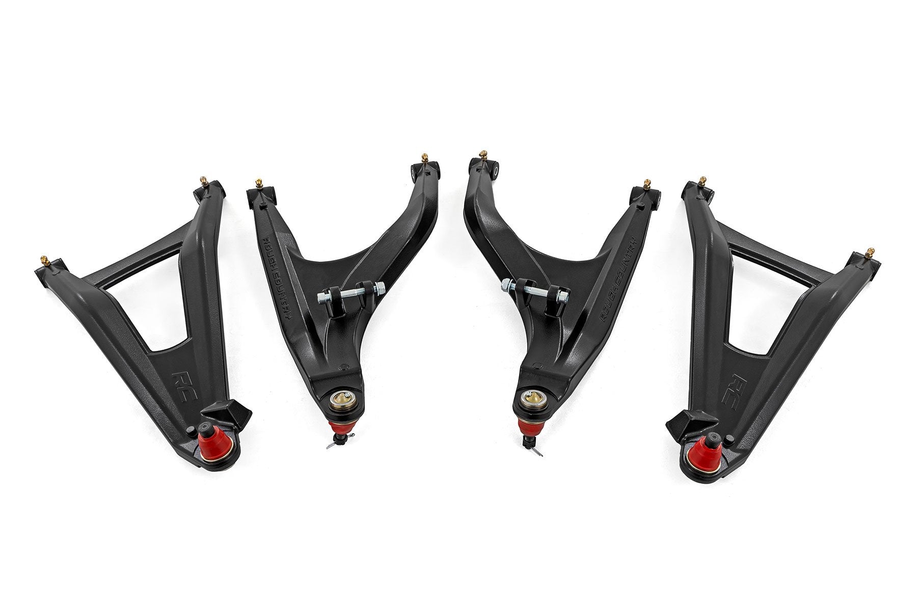 Rough Country High Clearance Control Arms w/ 2" Offset | Can-Am Defender HD 5/HD 8/HD 9/HD 10 97041BLK