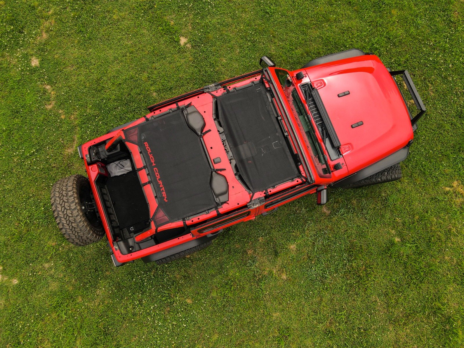 Wrangler JL Unlimited Mesh Bikini Top Plus 18-20 4-Door Black 85120