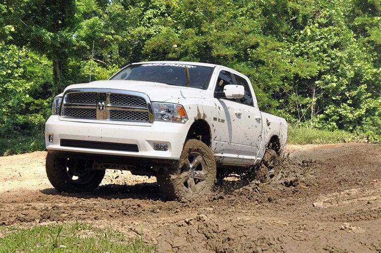 Rough Country 6in Suspension Lift Kit Lifted Struts 09-11 for RAM 1500 4wd 32932