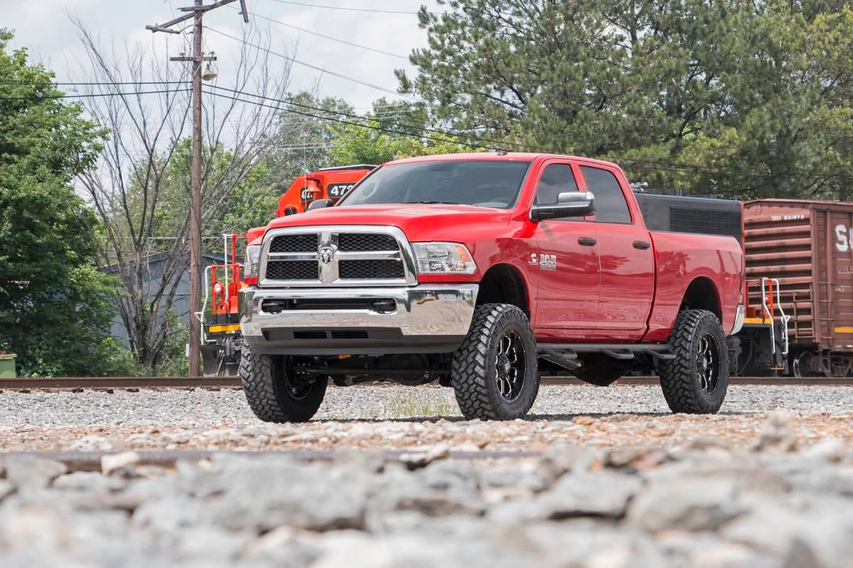 Rough Country 5in Lift Kit Coil Spacers Radius Drops 13-15 for RAM 3500 4wd 35620