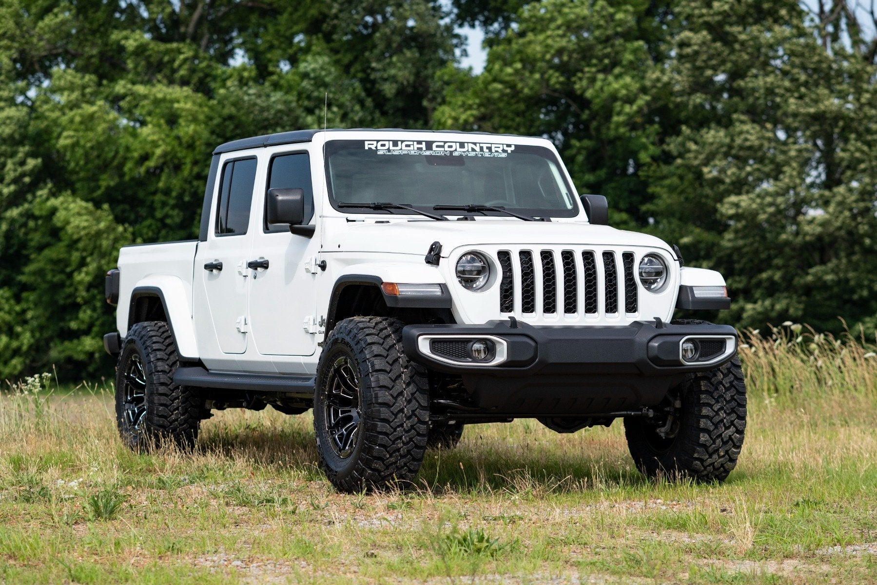 Rough Country 2.5" Leveling Kit Spacers M1 Jeep Gladiator JT 4WD 2024 61340
