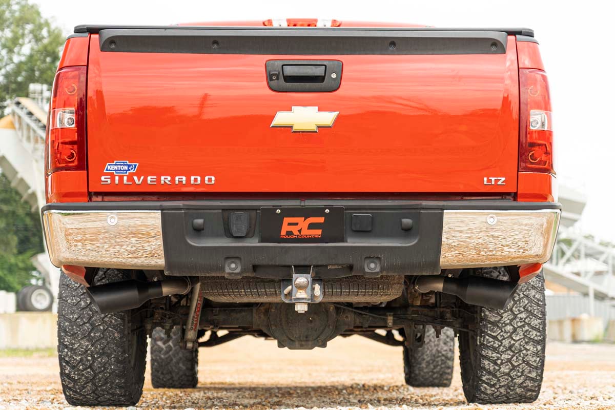 Rough Country Dual Cat-Back Exhaust System w/Black Tips 09-13 GM 1500 4.8L/5.3L 96008