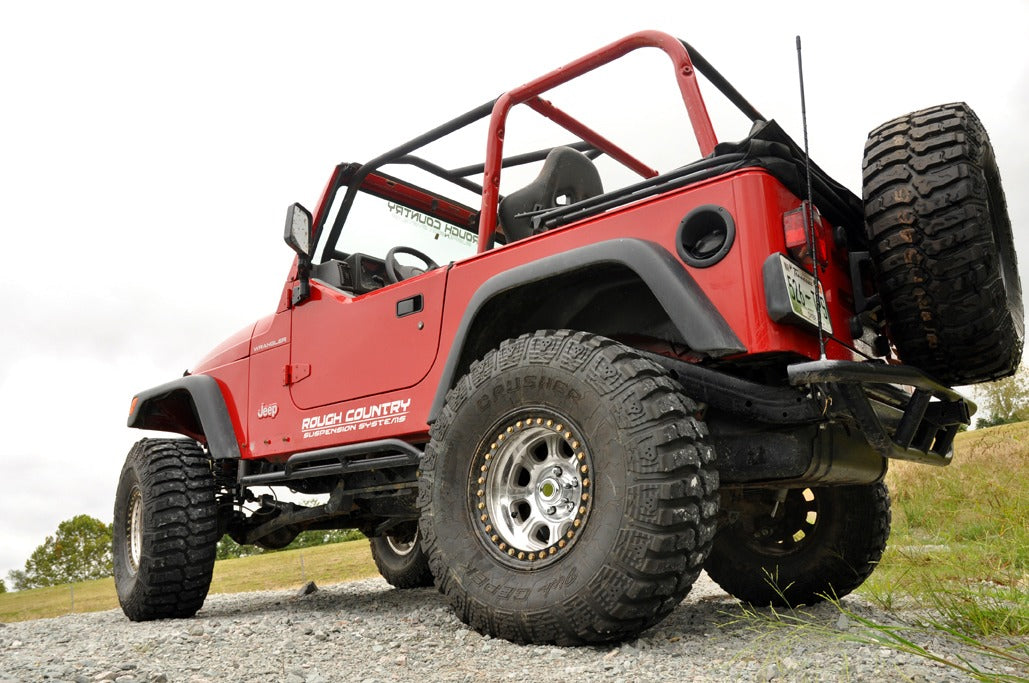 Rough Country 4" Lift Kit Long Arm M1 for Jeep Wrangler TJ 4WD 1997-2006 -4