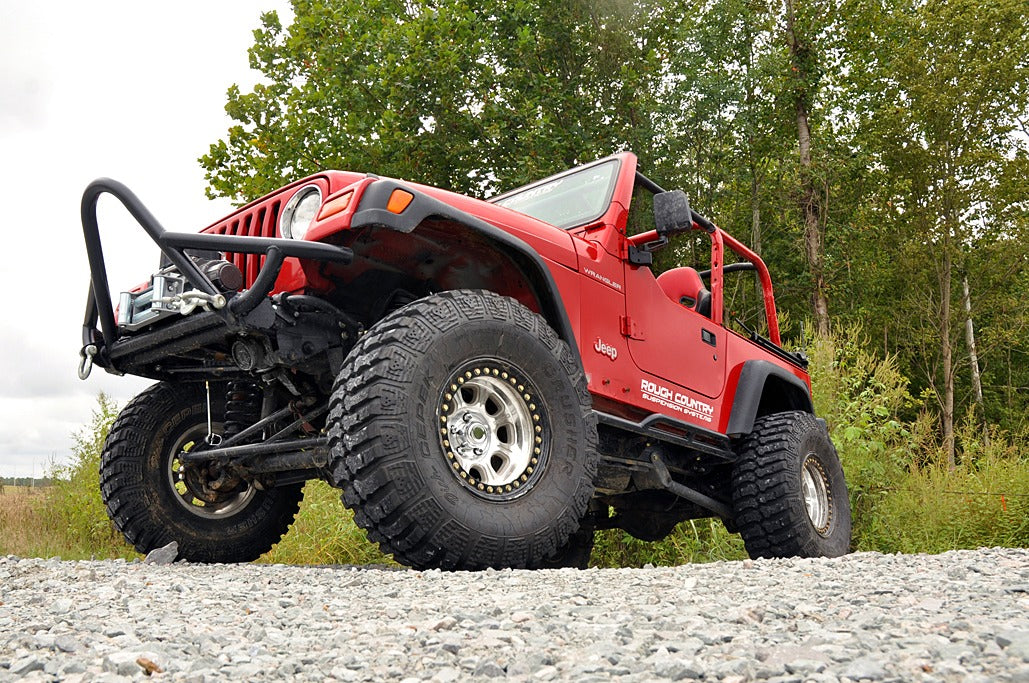 Rough Country 4" Lift Kit Long Arm M1 for Jeep Wrangler TJ 4WD 1997-2006 -5