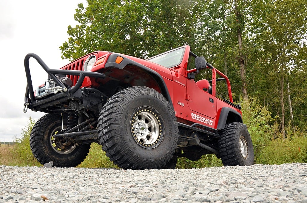 Rough Country 4" Lift Kit Long Arm V2 for Jeep Wrangler TJ 4WD 1997-2006 -5