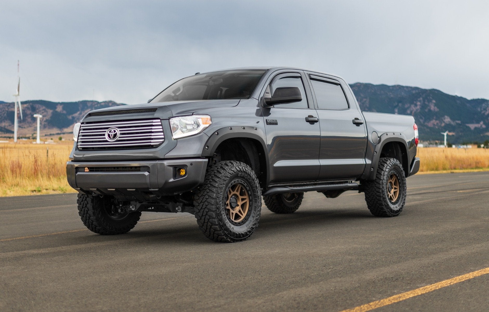Rough Country Pocket Fender Flares 4X0 Inferno for Toyota Tundra 14-21 F-T11411A-4X0