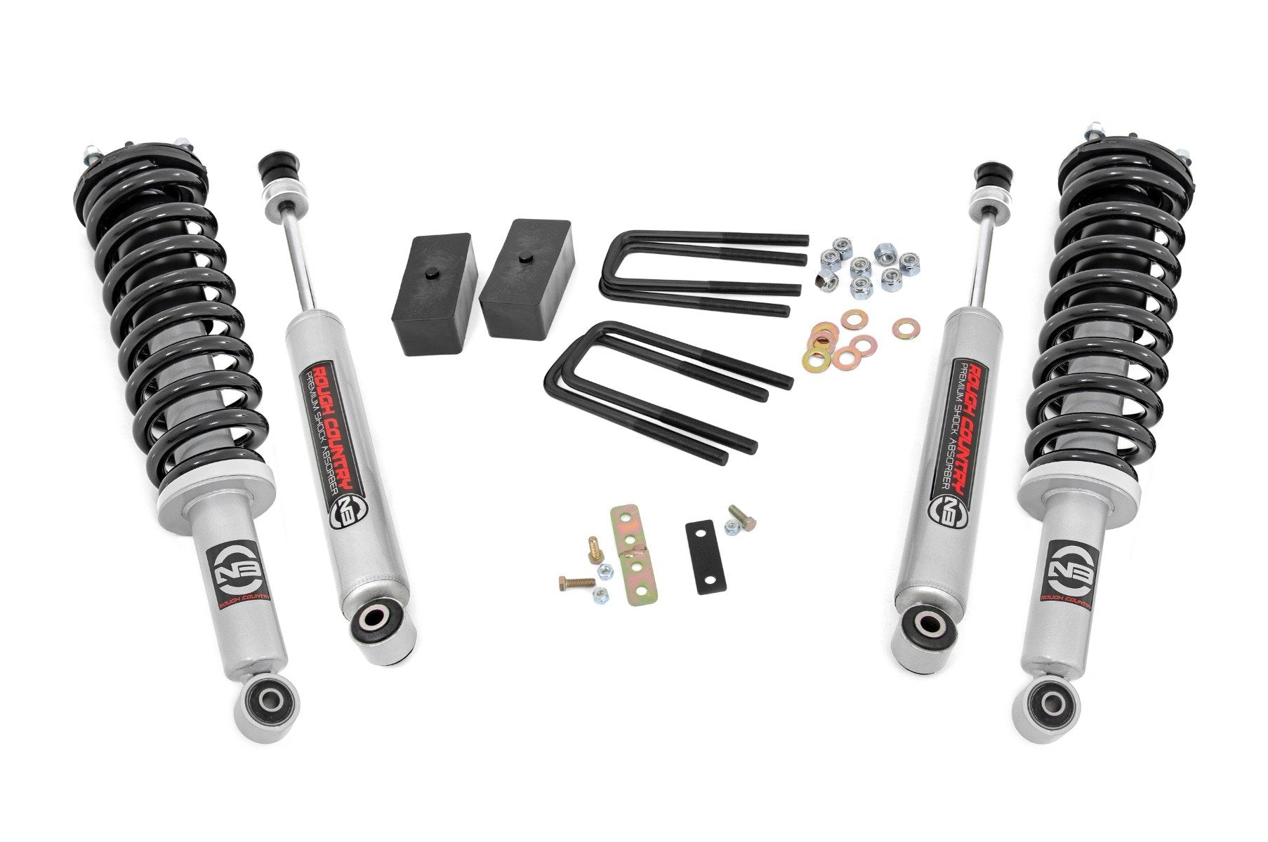 Rough Country 2.5in Suspension Lift Kit w/ Struts/Shocks For Toyota Tundra 75031