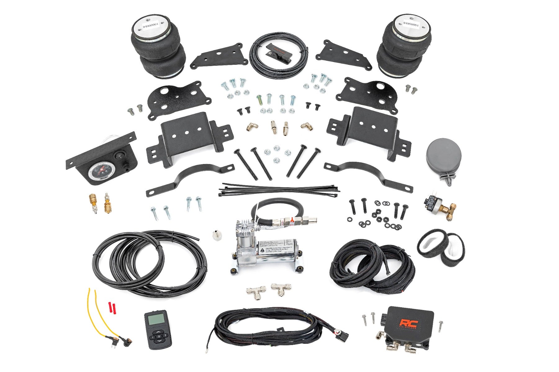 Rough Country Air Spring Spacer Kit Controller 5" Lift for Ram 2500/3500 14-26 10033WC