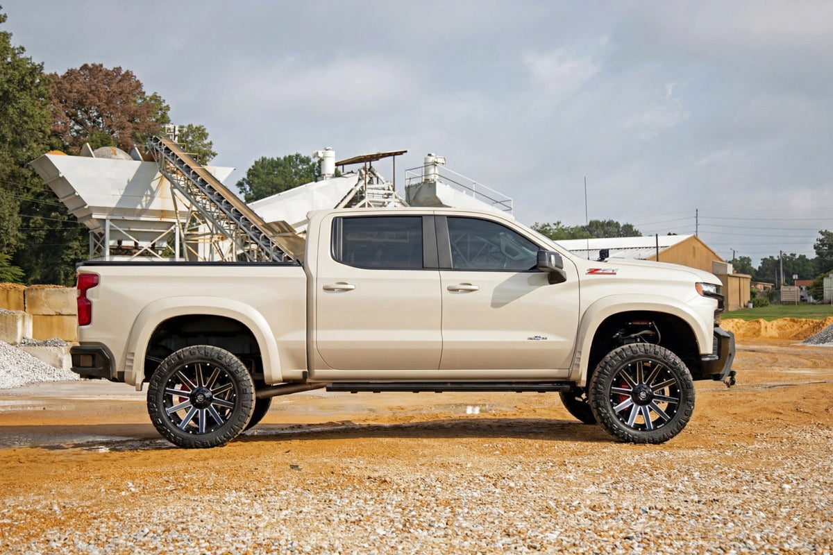 Rough Country SF1 Fender Flares | G42 White Sands | Chevy Silverado 1500 19-26 F-C319201A-G42