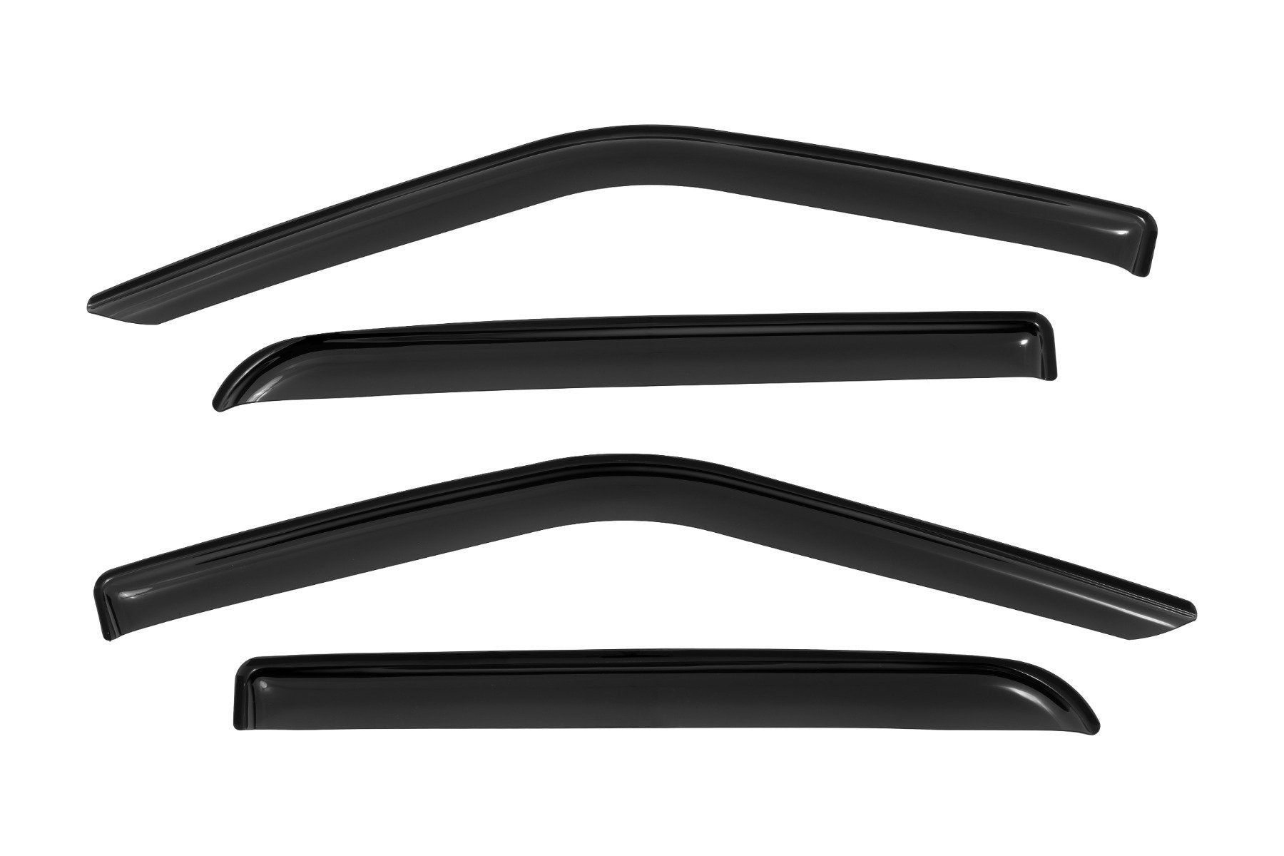 Rough Country Side Window Deflectors | Tape On Rain Guard | for Ford F-150 (17-25)/F-250 (15-26)