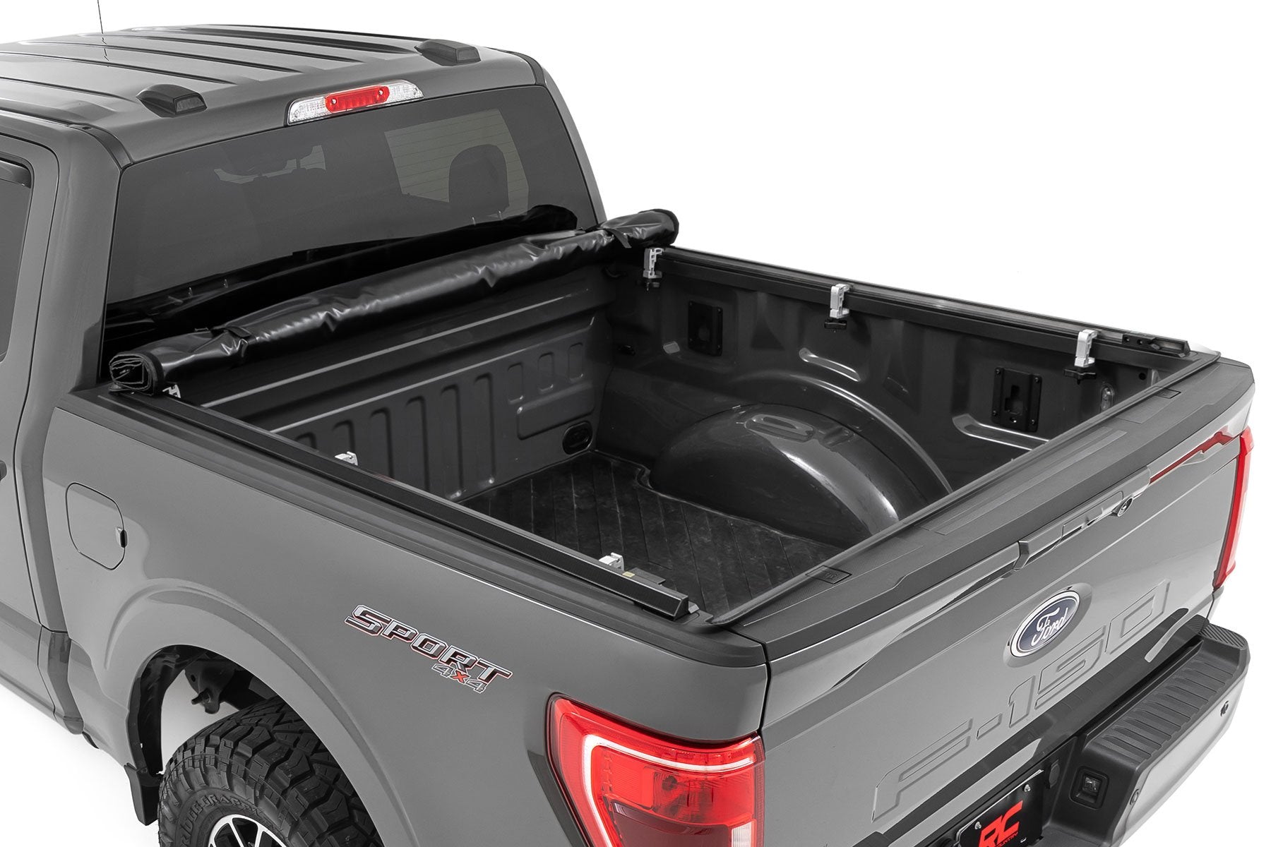 Rough Country Roll Up Bed Cover 6'7" Bed Ford F-150/Lightning/Raptor 15-23 42225650