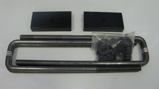 Chevrolet/GMC 3500 1" Steel Rear Block & U-Bolt Kit 2001-2010