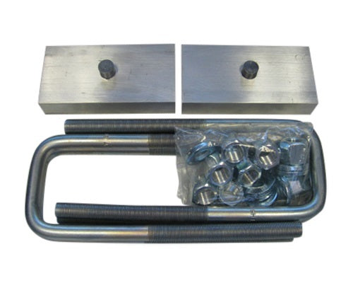 1" Aluminum Block and U-Bolt Kit for 2000-2010 Chevrolet Silverado 1500