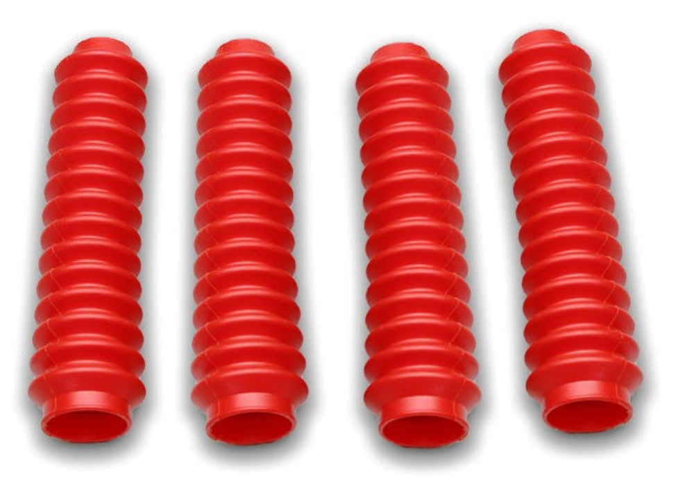 Colored Shock Boots - Set of 4 - RED