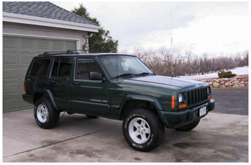 2" Front 1.5-2" Rear Lift Kit for 1984-2001 Jeep Cherokee