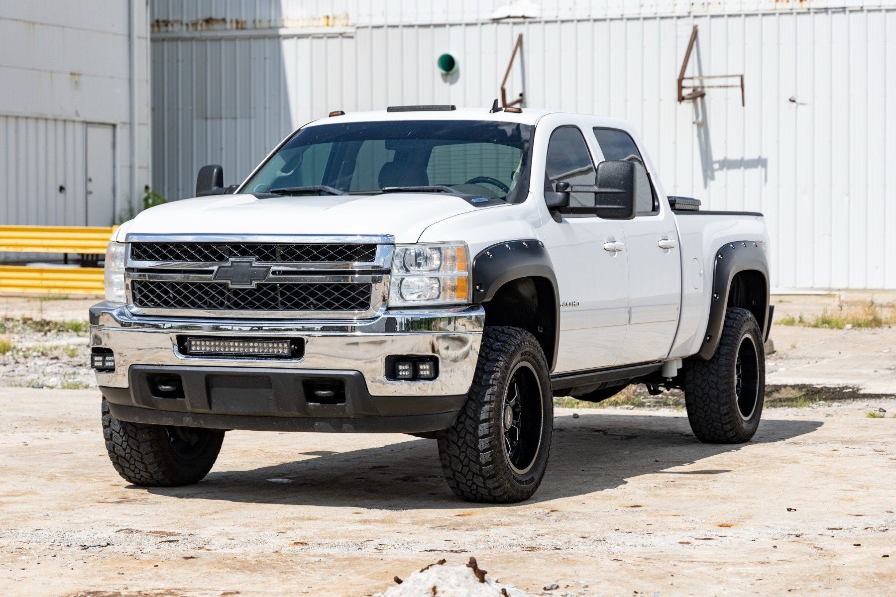 Rough Country Fender Flares 6'7" & 8' Bed 836 Blue Granite Silverado 07-14 F-C10714B-836