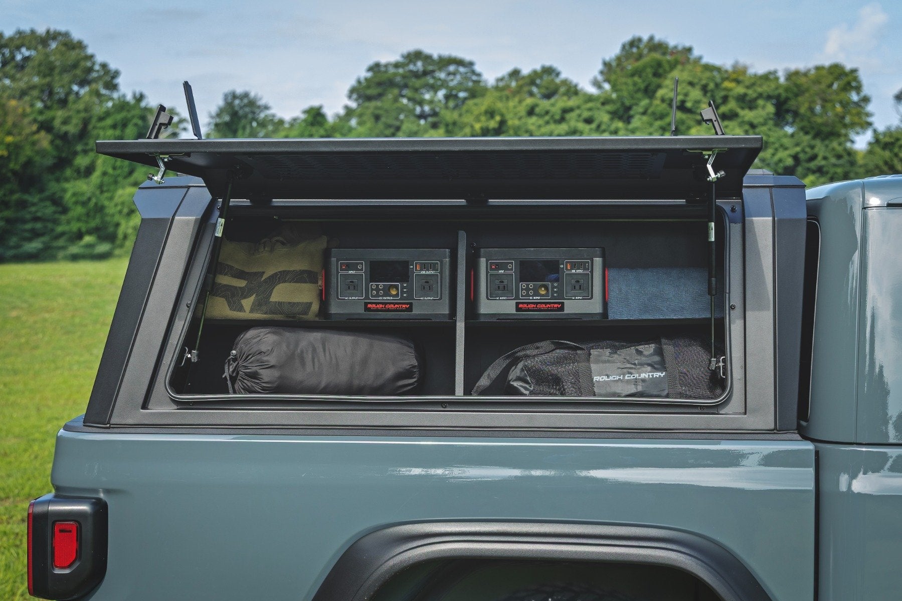Rough Country Bed Cap Passenger Shelf Storage Bin for Jeep Gladiator JT 20-25 734055