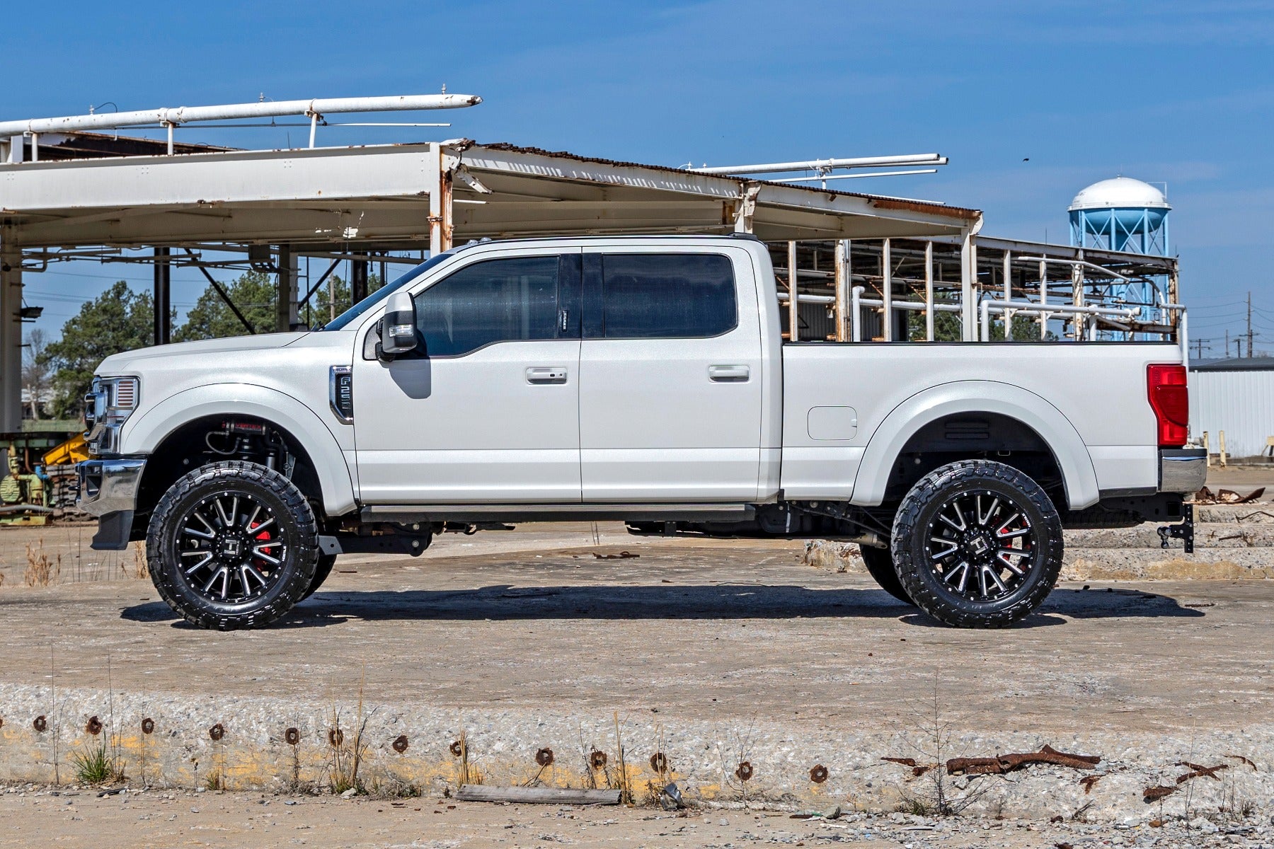Rough Country Fender Flares | Sport | TB Lithium Gray | for Ford F-250/F-350 Super Duty (17-22)