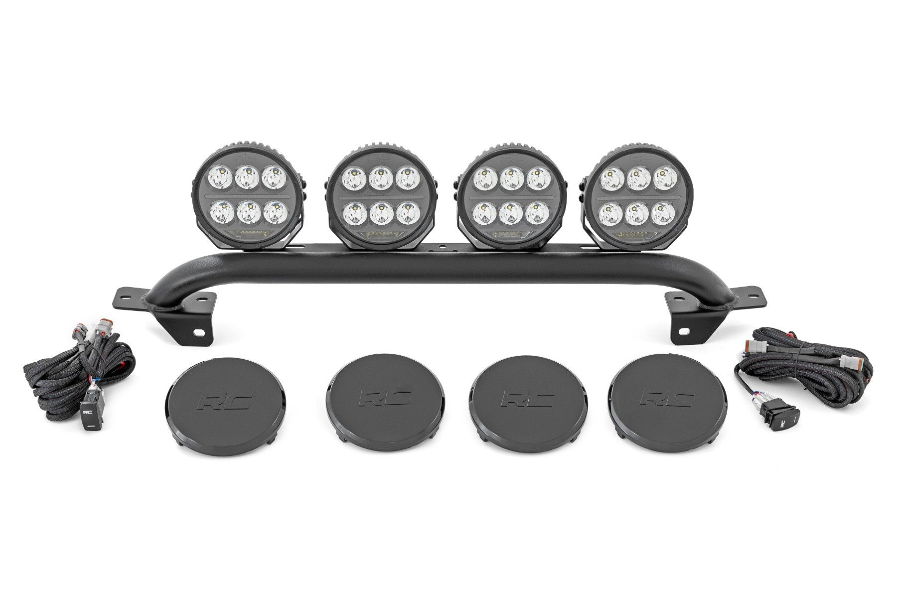 Rough Country Light Mount 6.5" LED Quad OE Modular Steel for Ford Bronco 21-25 51137