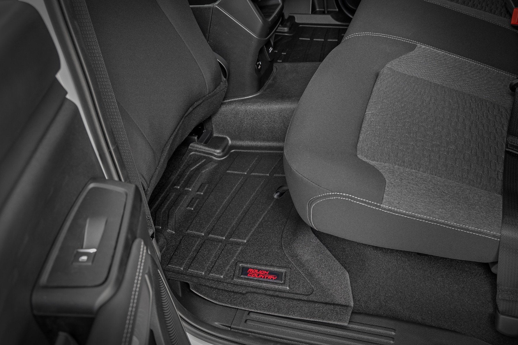 Rough Country Sure-Fit Floor Mats Front & Rear for Ford Ranger Crew 2024 SM51003