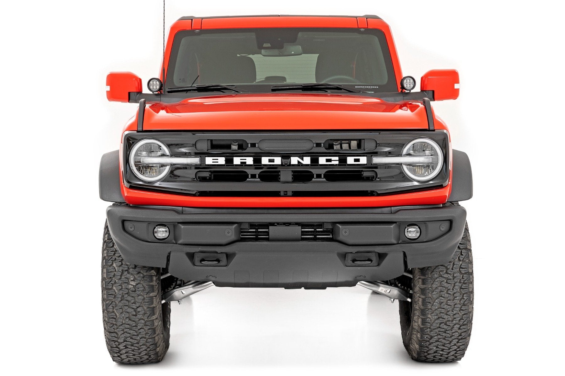 Rough Country Black Series Round LED Light Pair | 3.5 Inch | Amber DRL 70900A