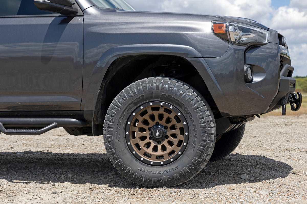 Rough Country 87 Series Wheel Simulated Beadlock Bronze/Black 17x8.5 5x4.5 +0mm 87170913A