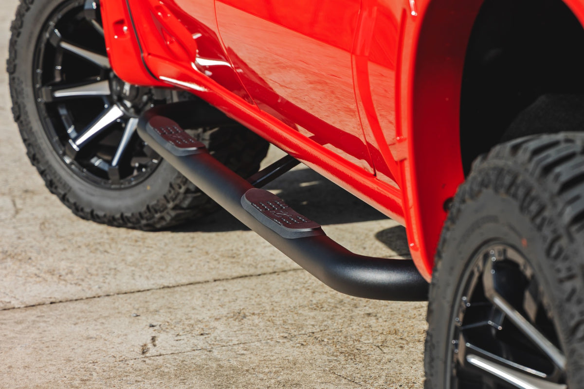 Rough Country Nerf Steps | 3" Tube | Crew Cab | Chevy/GMC 1500/2500/3500HD 19-26 43002