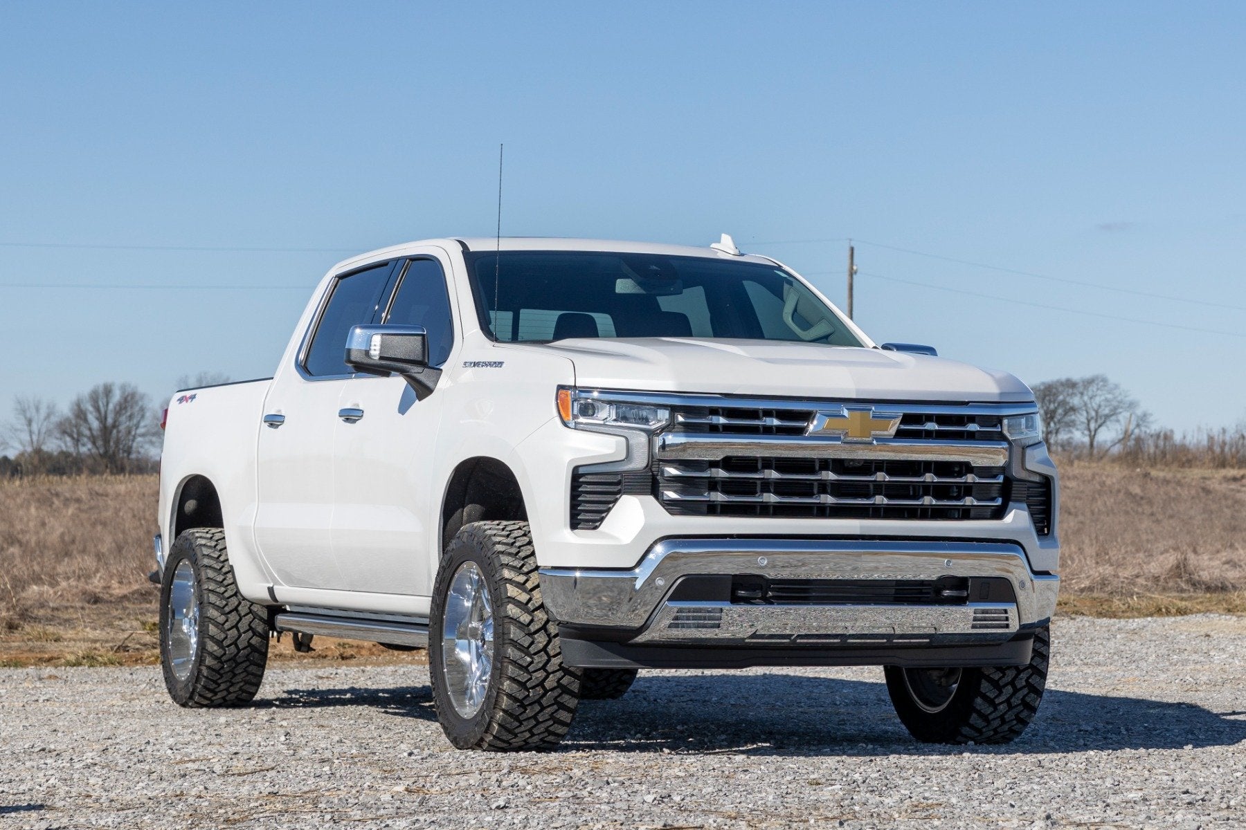 Rough Country 3.5" Lift Kit | Vertex | Red | Chevy Silverado 1500 2025 110450RED -2