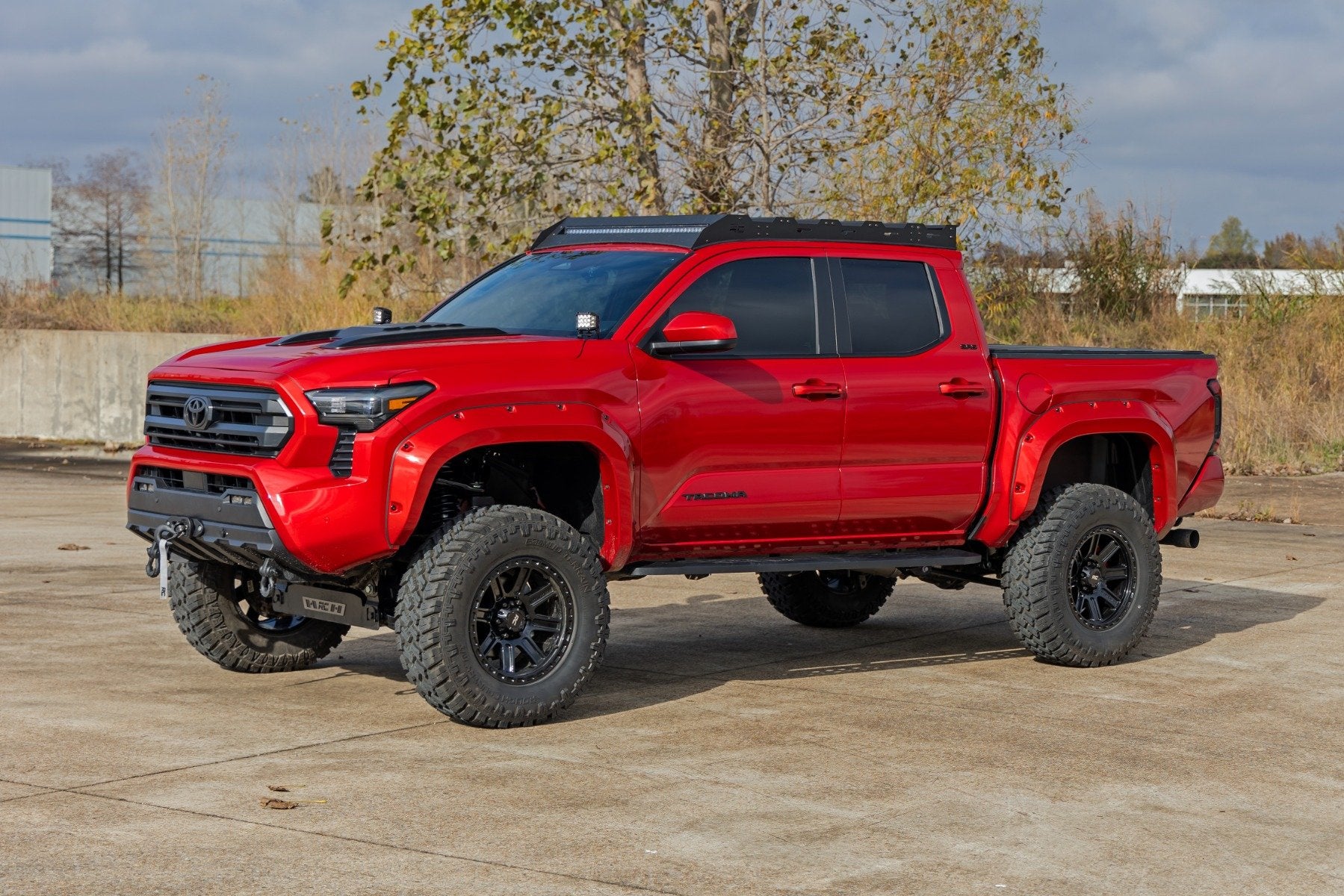 Rough Country Hood Scoop 4W5 Solar Octane Toyota Tacoma 2024 HS80010-4W5
