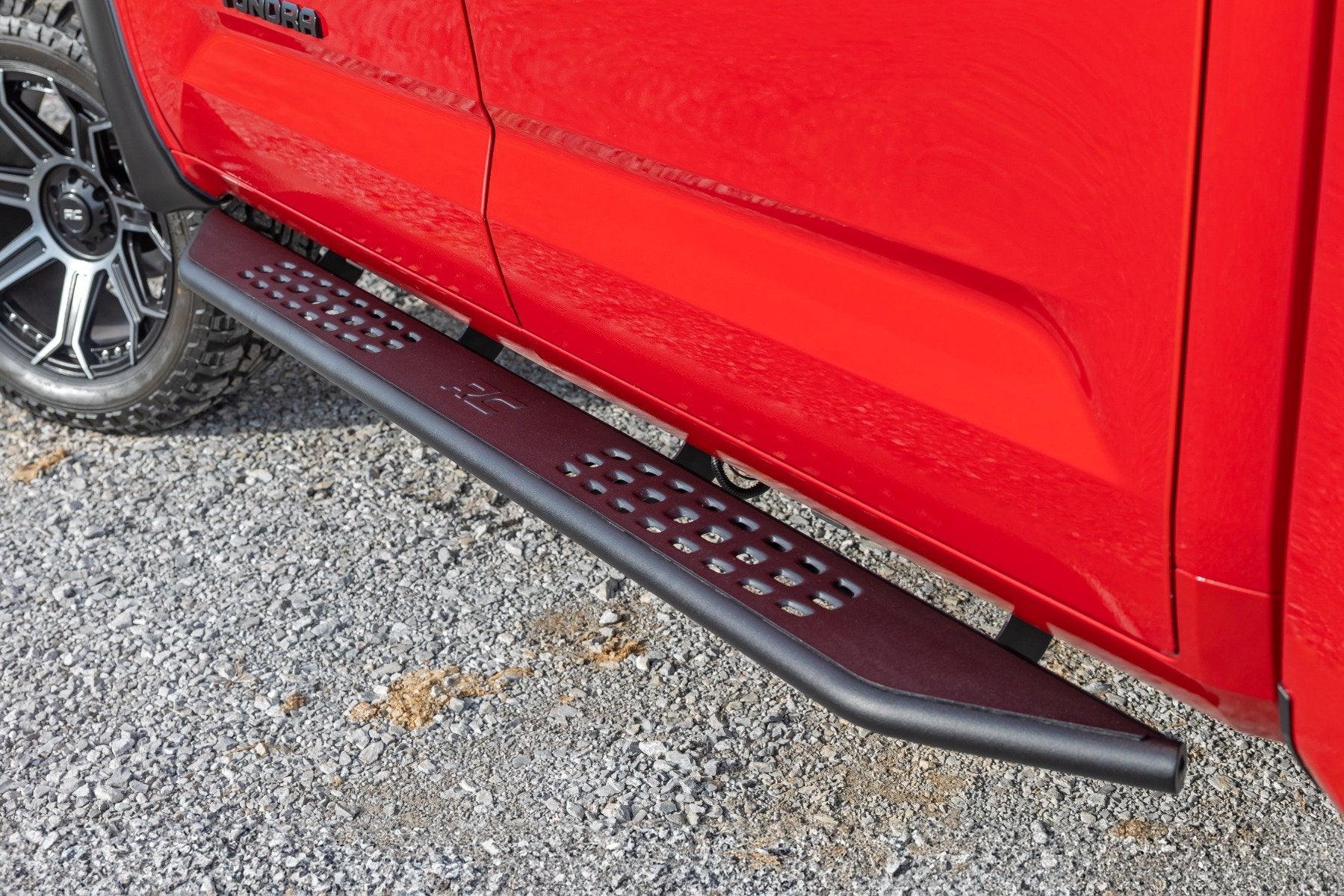 Rough Country OV2 Running Boards Side Step Bars Crew Cab Toyota Tundra 22-24 14006