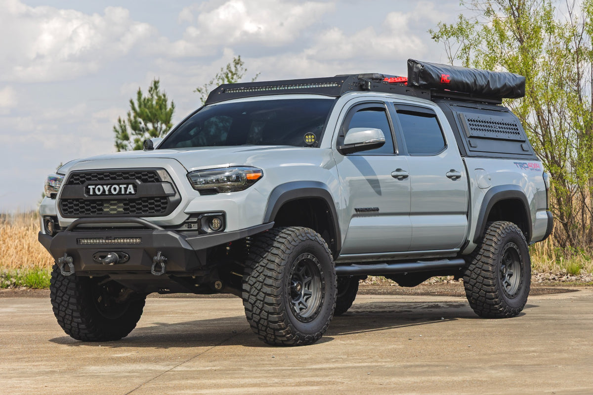 Rough Country Nerf Steps | 3" Tube | Double Cab | for Toyota Tacoma (2005-2023) 43003
