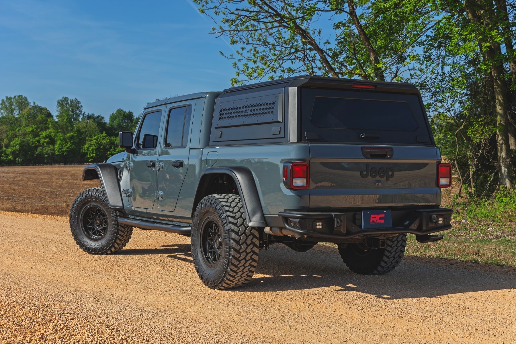 Rough Country Nerf Steps | 3" Tube | for Jeep Gladiator JT 4WD (2020-2026) 43005