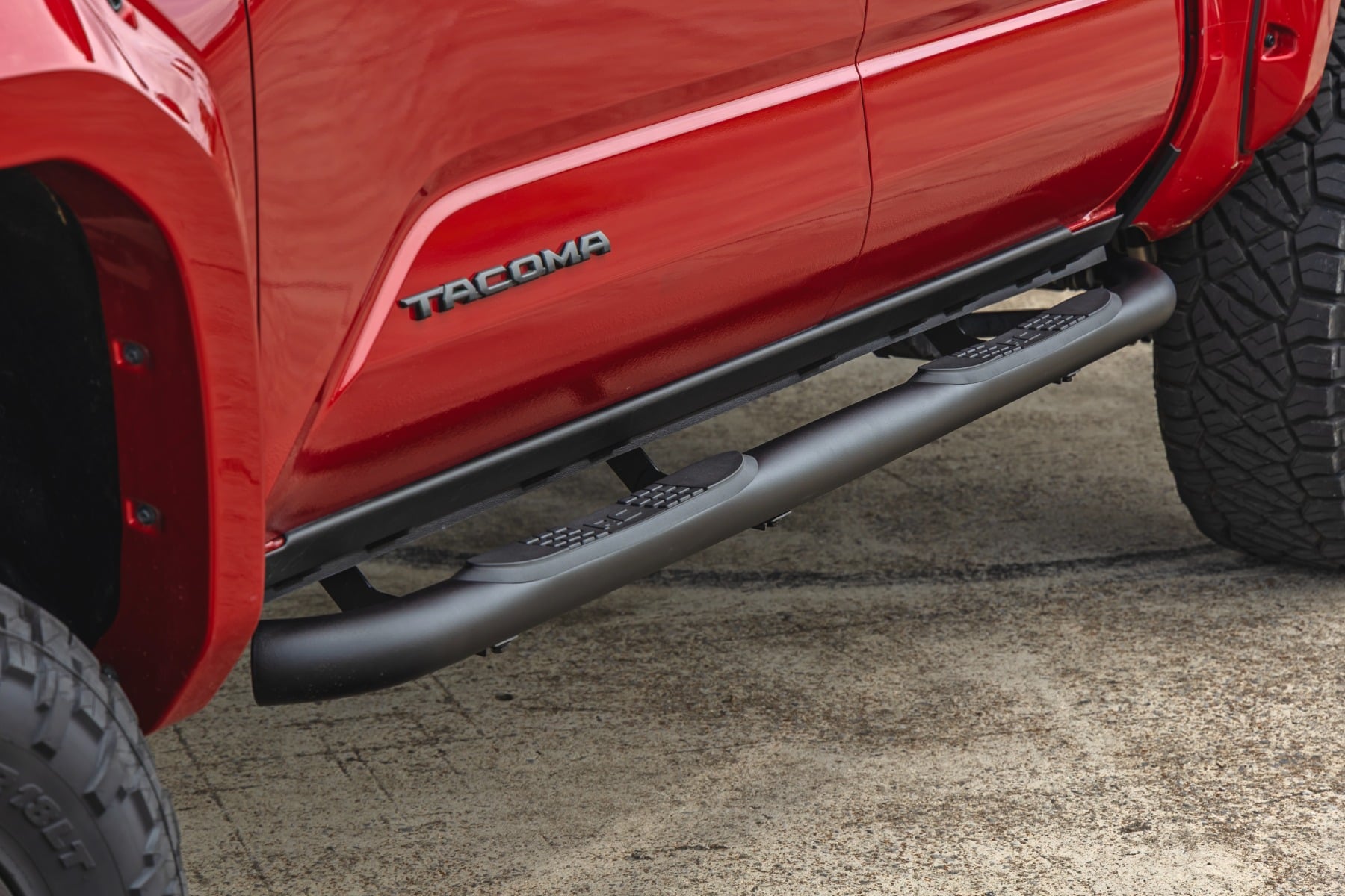 Rough Country Nerf Steps | 3" Tube | Double Cab | for Toyota Tacoma 2024-2026 43001