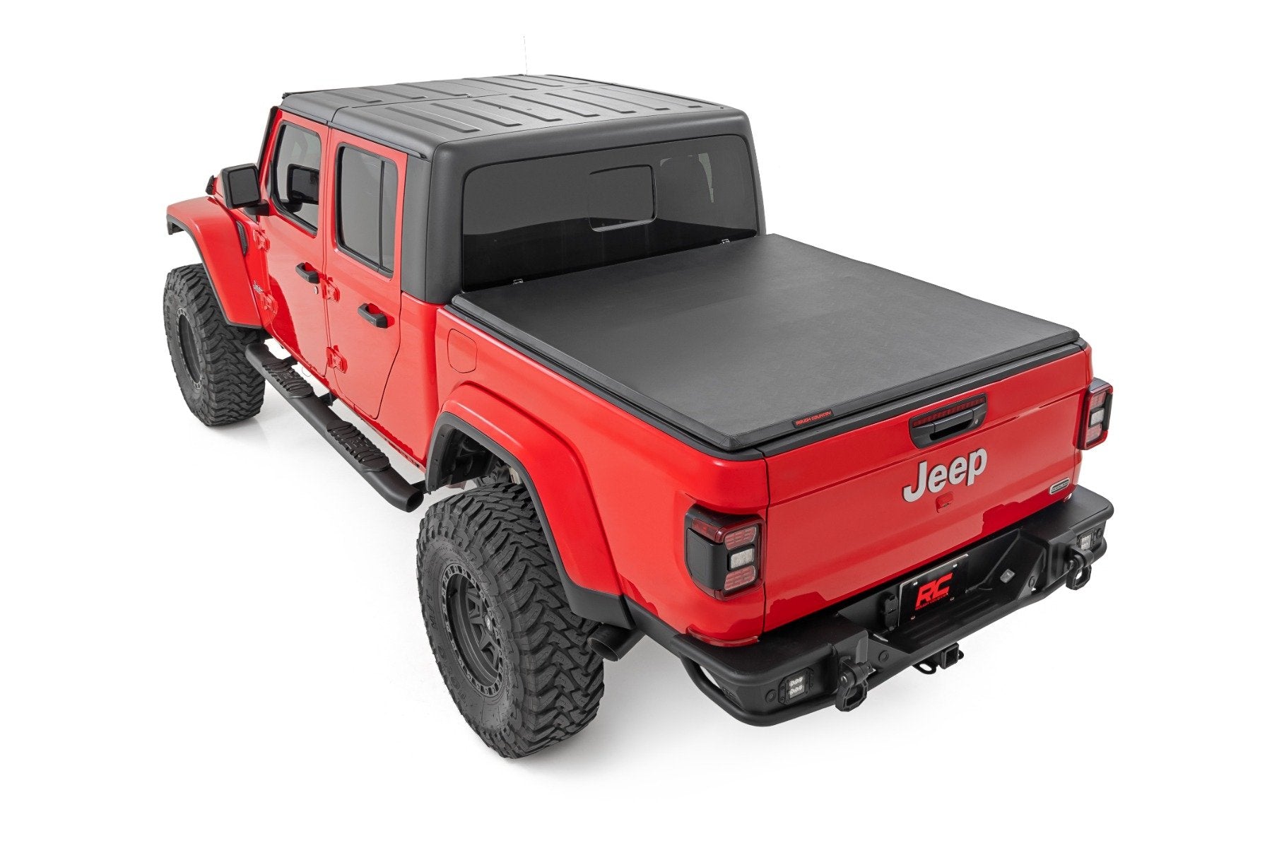 Rough Country Soft Tri-Fold Bed Cover | for Jeep Gladiator JT 4WD 2020-2025 41620500A