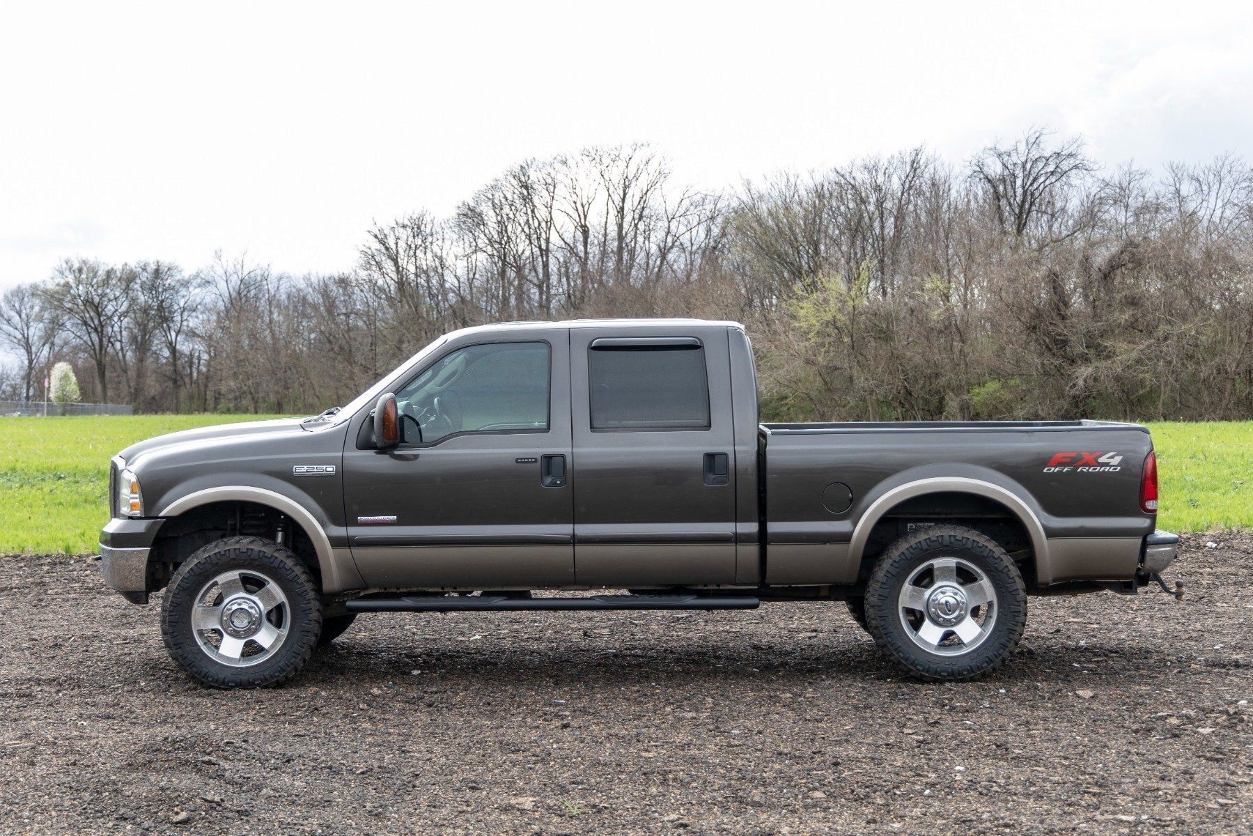 Rough Country Oval Nerf Step Crew Cab Black Ford F250/350 2WD/4WD 99-16 21013