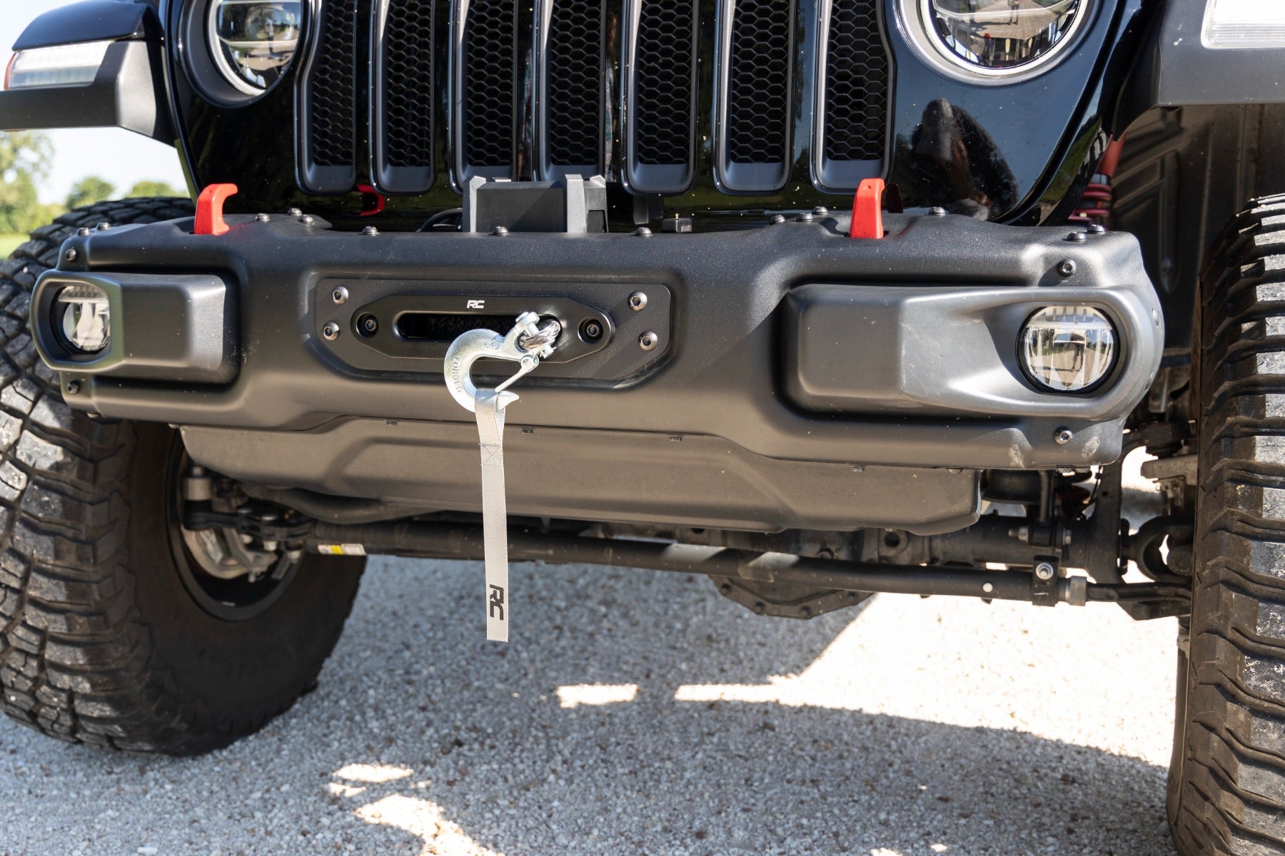 Rough Country Winch Mounting Plate Modular OE Bumper for Wrangler JL 4wd 18-25 10652