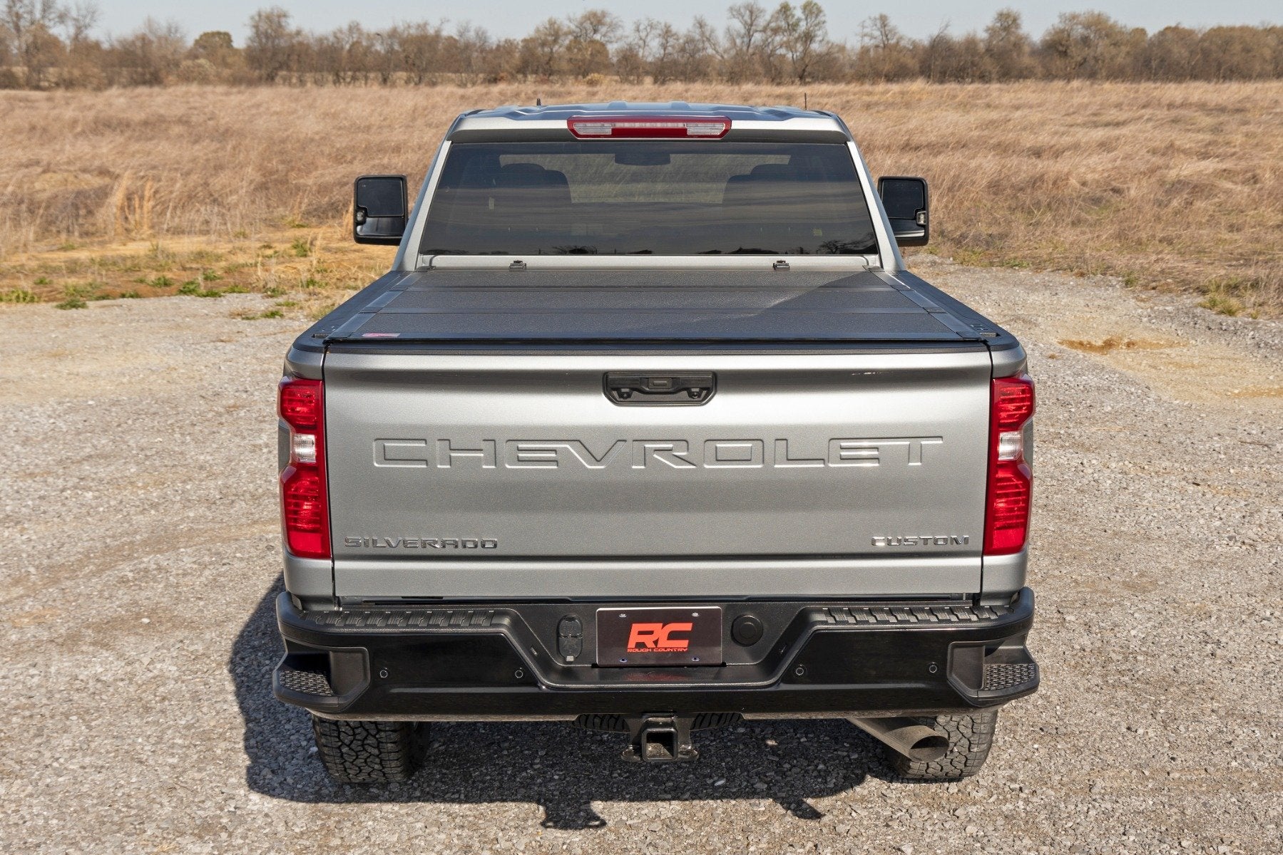 Rough Country Hard Tri-Fold Flip Up Bed Cover 6'9" Bed Chevy/GMC 2500HD 20-24 49120651