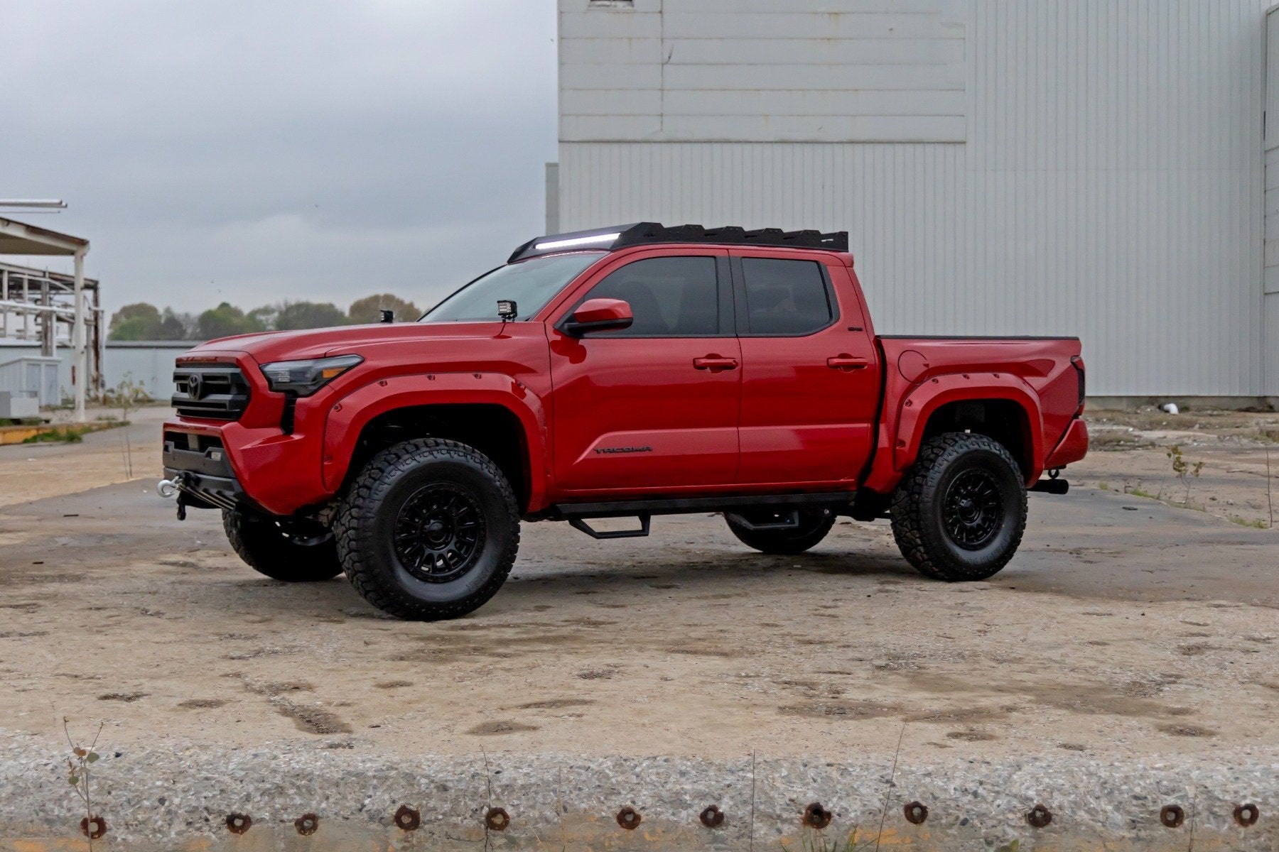 Rough Country Roof Rack 40" Black LED Toyota Tacoma 4WD 2024 72110