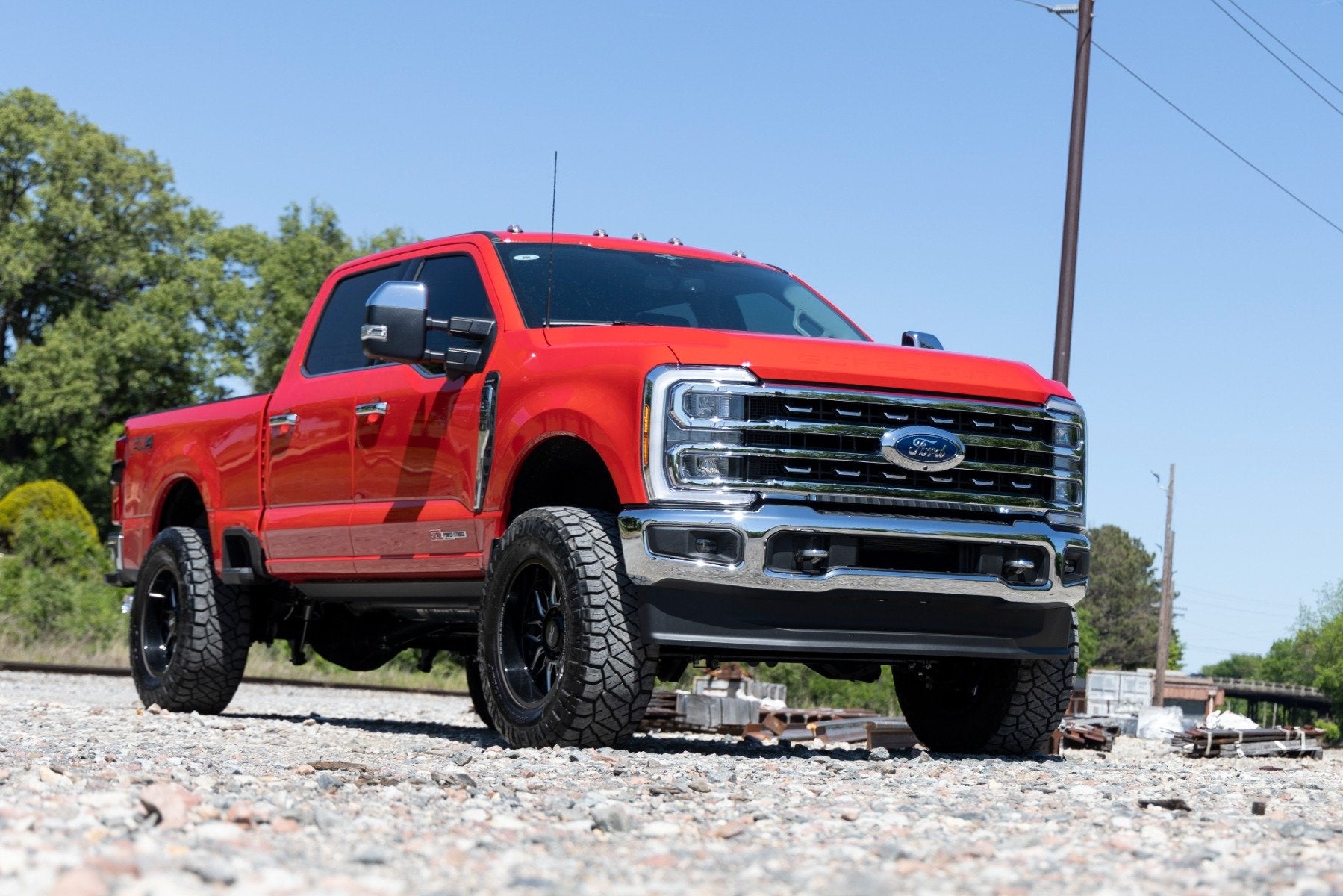 Rough Country 3" Lift Diesel Coilover Conversion for Ford F250 Super Duty 23-25 43657