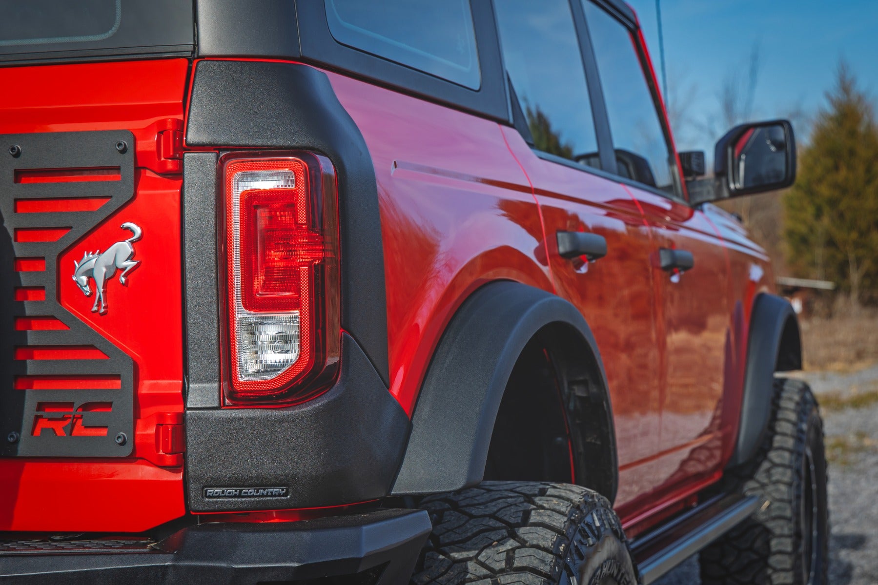 Rough Country Trail Cladding Rear Corners for Ford Bronco 4WD 2021-2024 TC13029