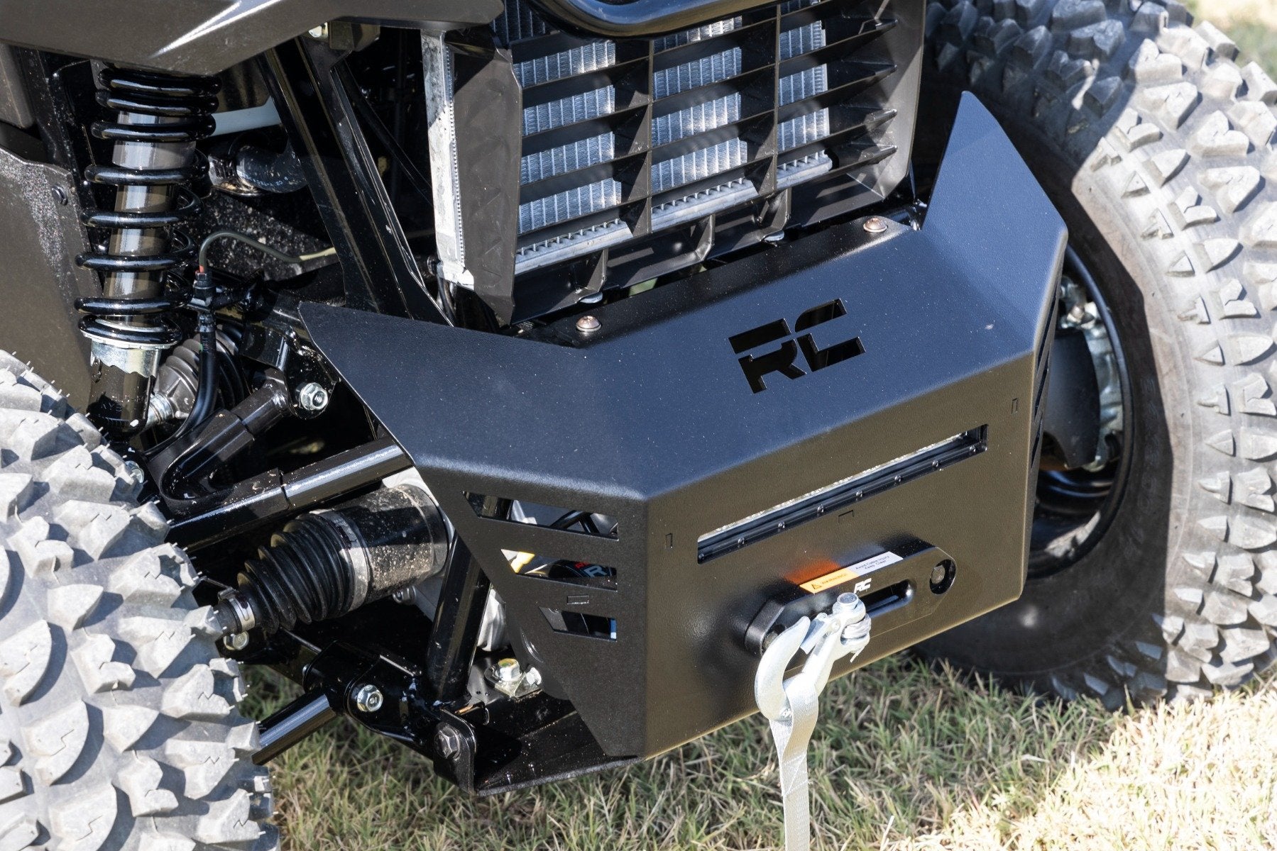 Winch Plate w/ 4500LB Winch & LED Honda Pioneer 520 92079