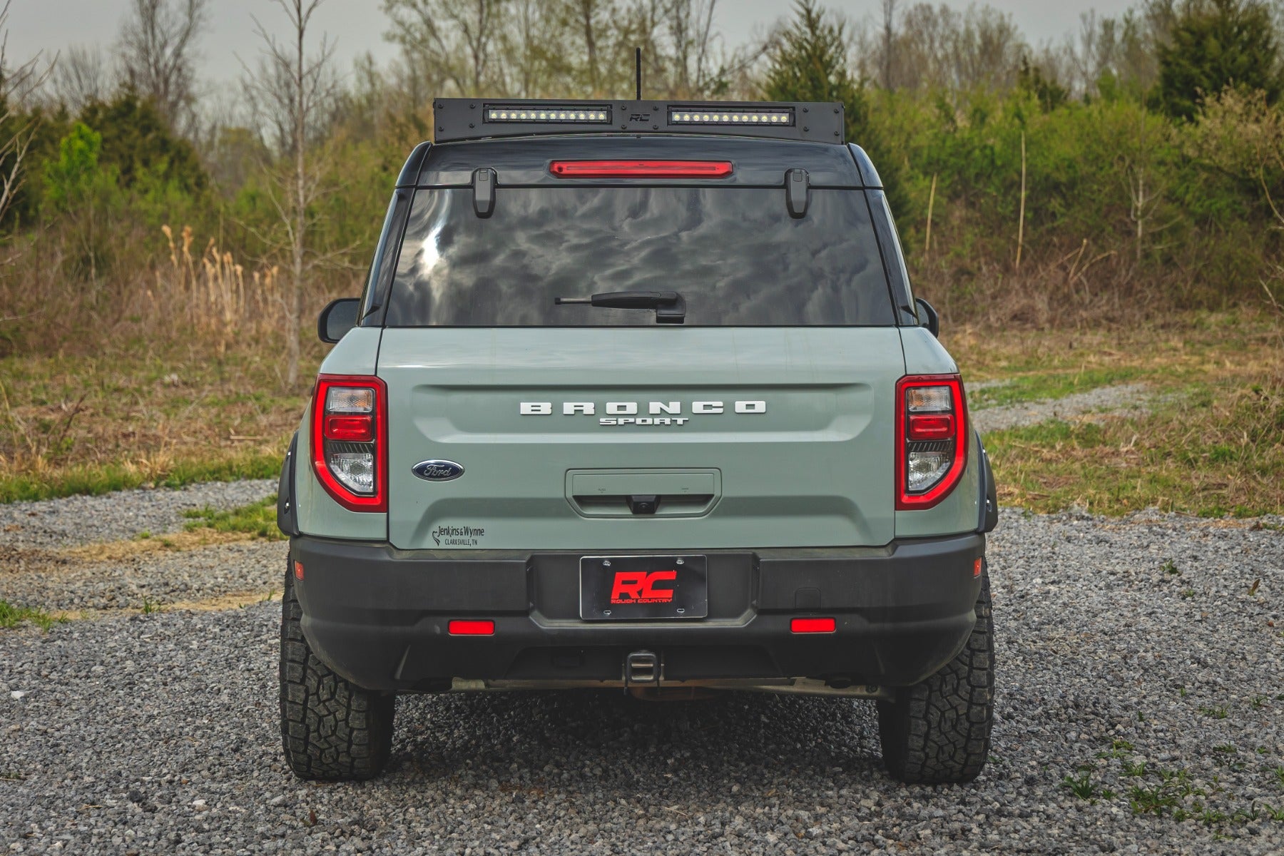Rough Country Roof Rack Front/Rear LED Lights for Ford Bronco Sport 4WD 21-26 51160